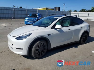 2021 TESLA MODEL Y 5YJYGDEE2MF224467 - główne zdjęcie licytacji z USA - miniatura