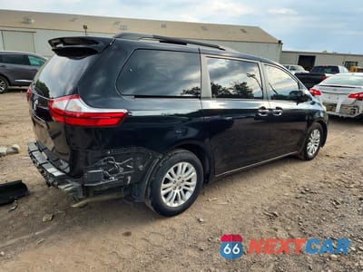 Trzecie zdjęcie samochodu z tyłu: 2015 TOYOTA SIENNA XLE 8-PASSENGER VIN:5TDYK3DC1FS580254 - miniatura
