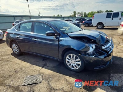 Czwarte zdjęcie samochodu z boku: 2013 NISSAN SENTRA SV VIN:1N4AB7AP2DN904594 - miniatura