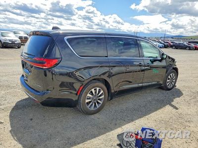 Trzecie zdjęcie samochodu z tyłu: 2022 CHRYSLER PACIFICA HYBRID TOURING L VIN:2C4RC1L74NR156181 - miniatura