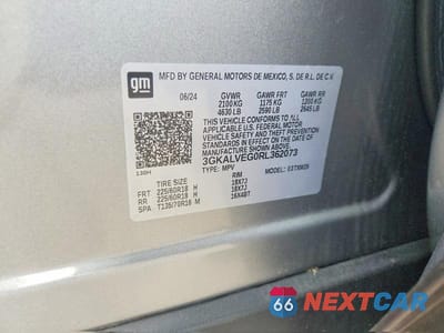 Zdjęcie 13 z 13 samochodu: 2024 GMC TERRAIN SLT VIN:3GKALVEG0RL362073 - miniatura