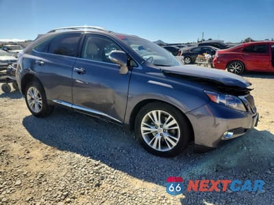 Czwarte zdjęcie samochodu z boku: 2012 LEXUS RX 450H VIN:JTJBC1BA0C2434646 - miniatura