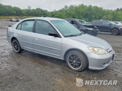 Czwarte zdjęcie samochodu z boku: 2005 HONDA CIVIC LX VIN:2HGES16675H624867 - miniatura