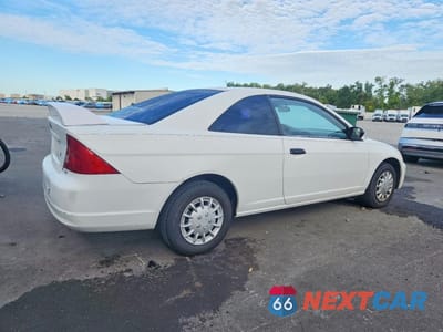 Trzecie zdjęcie samochodu z tyłu: 2001 HONDA CIVIC LX VIN:1HGEM22531L020551 - miniatura
