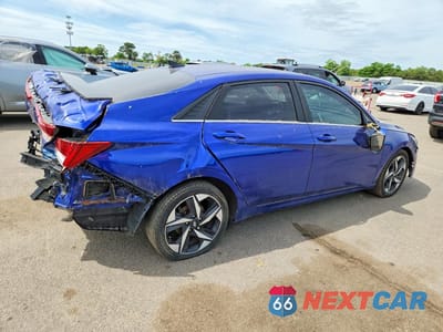 Trzecie zdjęcie samochodu z tyłu: 2023 HYUNDAI ELANTRA LIMITED VIN:KMHLP4AG1PU405875 - miniatura