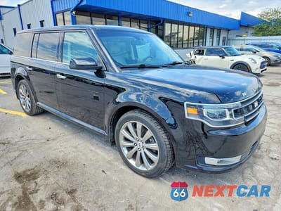 Czwarte zdjęcie samochodu z boku: 2018 FORD FLEX LIMITED VIN:2FMHK6DT1JBA16689 - miniatura