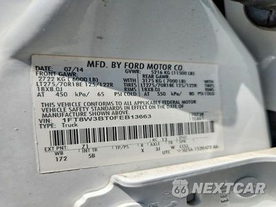 Zdjęcie 12 z 12 samochodu: 2015 FORD F350 SUPER DUTY VIN:1FT8W3BT0FEB13663 - miniatura