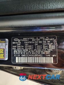 Zdjęcie 13 z 13 samochodu: 2019 HYUNDAI TUCSON SE VIN:KM8J2CA4XKU885462 - miniatura