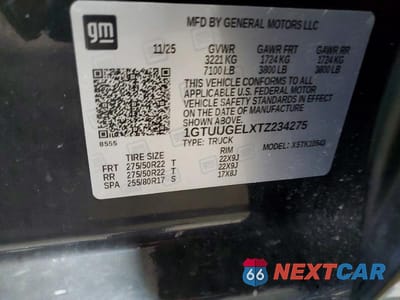 Zdjęcie 12 z 12 samochodu: 2026 GMC SIERRA K1500 DENALI VIN:1GTUUGELXTZ234275 - miniatura