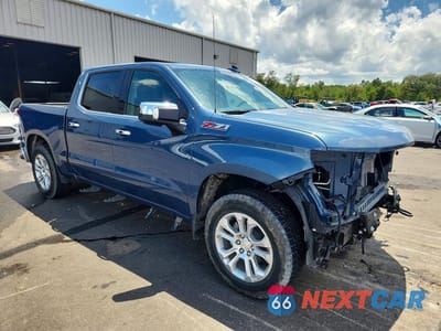 Czwarte zdjęcie samochodu z boku: 2024 CHEVROLET SILVERADO K1500 LTZ VIN:1GCUDGED5RZ305917 - miniatura