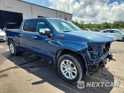 Czwarte zdjęcie samochodu z boku: 2024 CHEVROLET SILVERADO K1500 LTZ VIN:1GCUDGED5RZ305917 - miniatura
