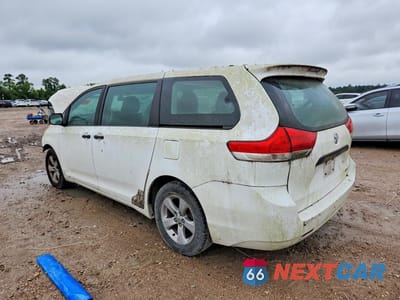 Drugie zdjęcie samochodu z przodu: 2013 TOYOTA SIENNA L 7-PASSENGER VIN:5TDZK3DC9DS294539 - miniatura