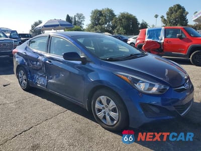 Czwarte zdjęcie samochodu z boku: 2016 HYUNDAI ELANTRA SE VIN:5NPDH4AE6GH667390 - miniatura