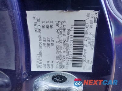 Zdjęcie 12 z 12 samochodu: 2012 MITSUBISHI ECLIPSE SPYDER GS VIN:4A37L2EF9CE001098 - miniatura