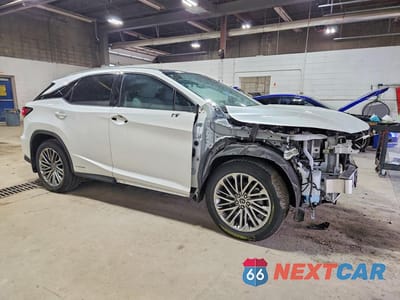 Czwarte zdjęcie samochodu z boku: 2021 LEXUS RX 450H VIN:2T2JGMDA3MC068729 - miniatura
