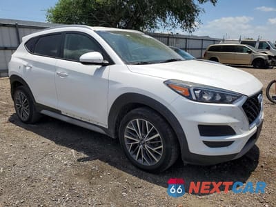 Czwarte zdjęcie samochodu z boku: 2021 HYUNDAI TUCSON SEL VIN:KM8J33AL9MU409954 - miniatura