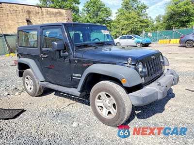 Czwarte zdjęcie samochodu z boku: 2016 JEEP WRANGLER SPORT VIN:1C4AJWAG3GL327307 - miniatura