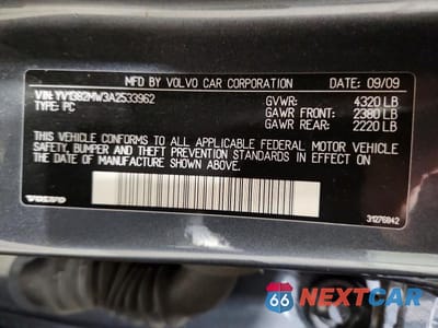 Zdjęcie 13 z 13 samochodu: 2010 VOLVO V50 2.4I VIN:YV1382MW3A2533962 - miniatura