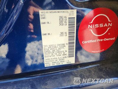 Zdjęcie 12 z 12 samochodu: 2023 NISSAN ALTIMA SR VIN:1N4BL4CV9PN327482 - miniatura