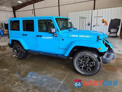 Czwarte zdjęcie samochodu z boku: 2018 JEEP WRANGLER UNLIMITED SAHARA VIN:1C4BJWEG0JL826202 - miniatura