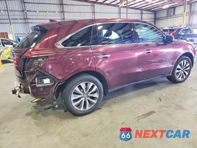 Trzecie zdjęcie samochodu z tyłu: 2016 ACURA MDX TECHNOLOGY VIN:5FRYD4H47GB018964 - miniatura