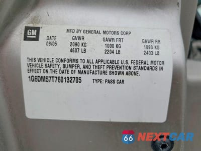 Zdjęcie 12 z 12 samochodu: 2006 CADILLAC CTS VIN:1G6DM57T760132705 - miniatura