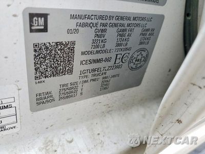Zdjęcie 12 z 12 samochodu: 2020 GMC SIERRA K1500 DENALI VIN:1GTU9FEL7LZ223603 - miniatura