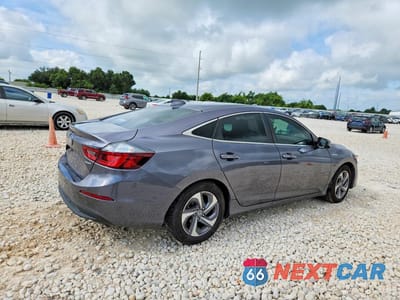 Trzecie zdjęcie samochodu z tyłu: 2020 HONDA INSIGHT EX VIN:19XZE4F55LE008707 - miniatura