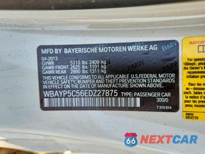 Zdjęcie 12 z 12 samochodu: 2014 BMW 640 XI VIN:WBAYP5C56EDZ27875 - miniatura