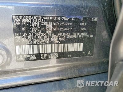 Zdjęcie 14 z 14 samochodu: 2022 TOYOTA RAV4 LE VIN:2T3G1RFV2NC259127 - miniatura