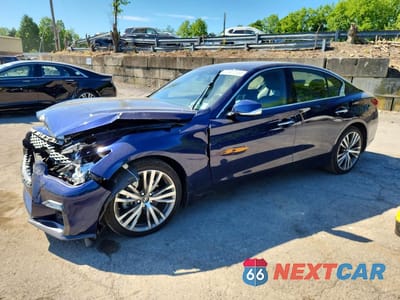 2022 INFINITI Q50 SENSORY JN1EV7CRXNM342651 - główne zdjęcie licytacji z USA - miniatura
