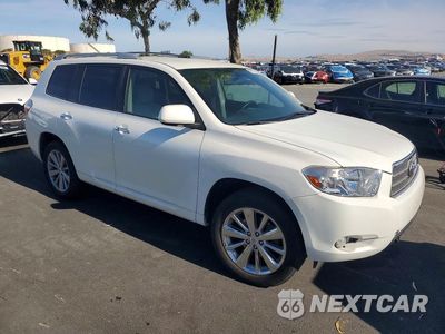Czwarte zdjęcie samochodu z boku: 2008 TOYOTA HIGHLANDER HYBRID VIN:JTEEW41A782020454 - miniatura