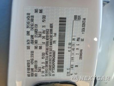 Zdjęcie 12 z 12 samochodu: 2024 FORD F150 STX VIN:1FTEW2KP0RKD60607 - miniatura