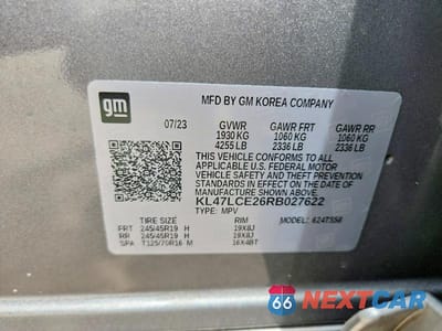 Zdjęcie 13 z 13 samochodu: 2024 BUICK ENVISTA AVENIR VIN:KL47LCE26RB027622 - miniatura