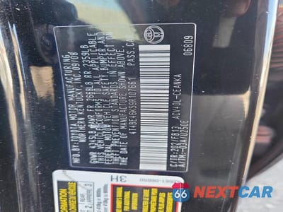 Zdjęcie 12 z 12 samochodu: 2009 TOYOTA CAMRY BASE VIN:4T4BE46K59R107661 - miniatura
