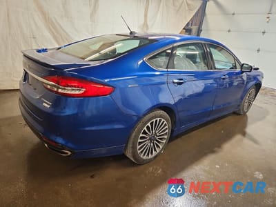 Trzecie zdjęcie samochodu z tyłu: 2018 FORD FUSION TITANIUM VIN:3FA6P0D91JR155761 - miniatura