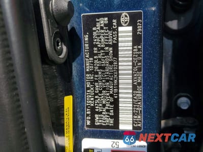 Zdjęcie 12 z 12 samochodu: 2019 TOYOTA CAMRY SE VIN:4T1B11HK2KU702877 - miniatura