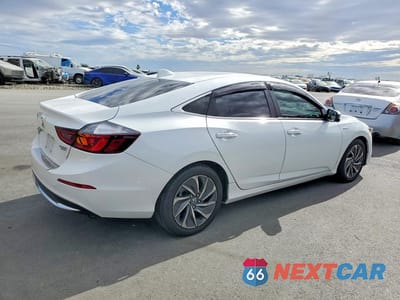 Trzecie zdjęcie samochodu z tyłu: 2020 HONDA INSIGHT TOURING VIN:19XZE4F96LE010601 - miniatura