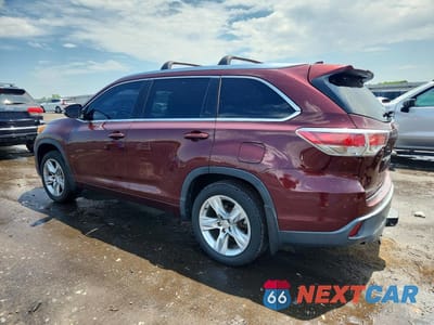 Drugie zdjęcie samochodu z przodu: 2015 TOYOTA HIGHLANDER LIMITED VIN:5TDDKRFH3FS134407 - miniatura