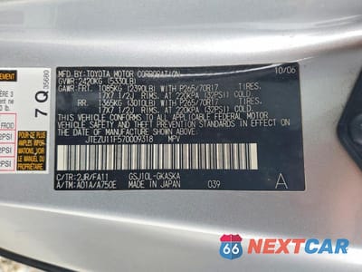 Zdjęcie 13 z 13 samochodu: 2007 TOYOTA FJ CRUISER BASE VIN:JTEZU11F570009318 - miniatura