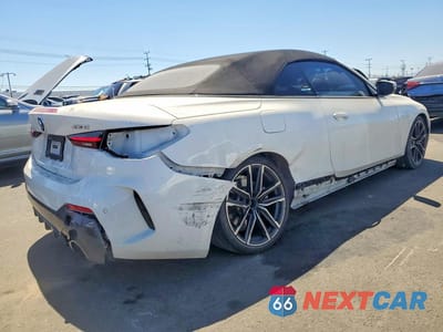 Trzecie zdjęcie samochodu z tyłu: 2021 BMW 430I VIN:WBA23AT08MCG80333 - miniatura