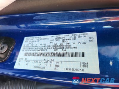 Zdjęcie 12 z 12 samochodu: 2025 FORD F150 XLT VIN:1FTEW3K57SKE33773 - miniatura