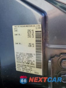 Zdjęcie 12 z 12 samochodu: 2010 NISSAN ALTIMA 2.5 VIN:1N4AL2AP6AN443461 - miniatura