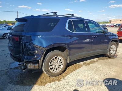 Trzecie zdjęcie samochodu z tyłu: 2022 CHEVROLET TRAVERSE LT VIN:1GNEVHKW9NJ190462 - miniatura