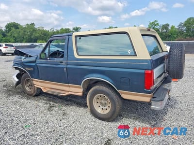 Drugie zdjęcie samochodu z przodu: 1995 FORD BRONCO U100 VIN:1FMEU15N6SLA76775 - miniatura