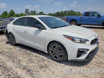 Czwarte zdjęcie samochodu z boku: 2021 KIA FORTE GT LINE VIN:3KPF34AD9ME332333 - miniatura