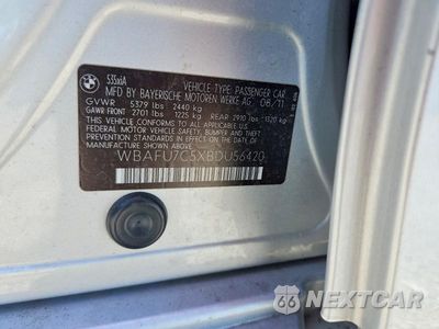 Zdjęcie 12 z 12 samochodu: 2011 BMW 535 XI VIN:WBAFU7C5XBDU56420 - miniatura