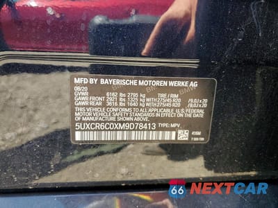 Zdjęcie 13 z 13 samochodu: 2021 BMW X5 XDRIVE40I VIN:5UXCR6C0XM9D78413 - miniatura
