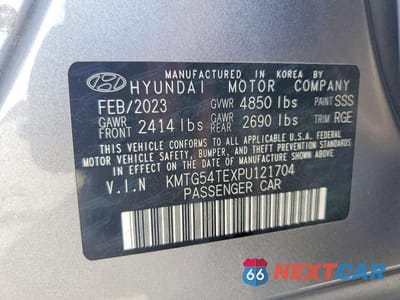 Zdjęcie 14 z 14 samochodu: 2023 GENESIS G70 3.3T STANDARD VIN:KMTG54TEXPU121704 - miniatura