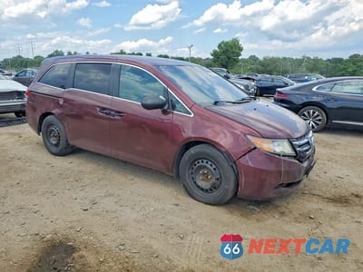 Czwarte zdjęcie samochodu z boku: 2016 HONDA ODYSSEY LX VIN:5FNRL5H2XGB066228 - miniatura